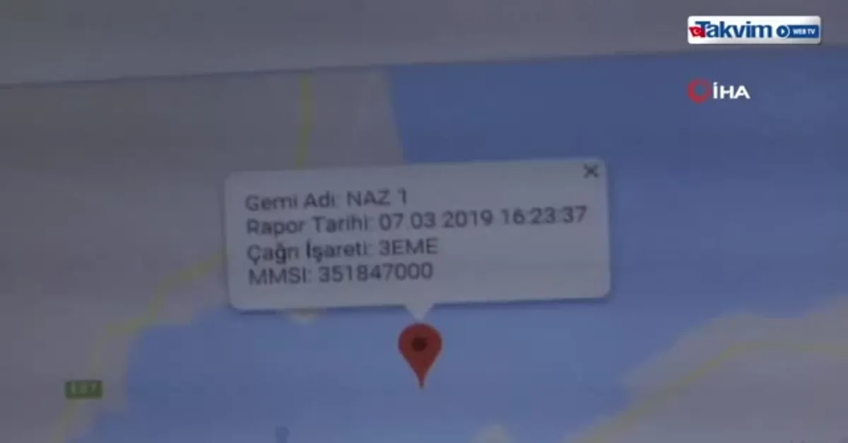 Çanakkale Boğazı'nda panik anları