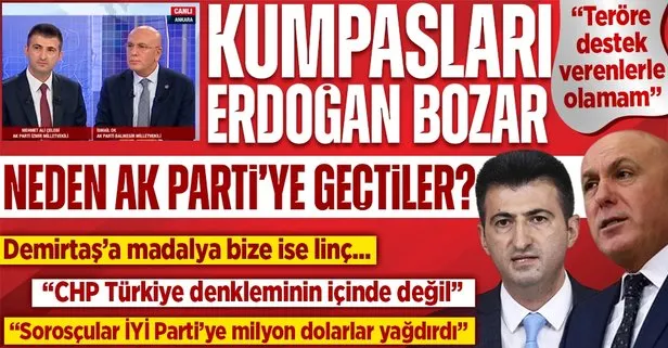 AK Parti’ye katılan Mehmet Ali Çelebi ve İsmail Ok’tan A Haber’e özel açıklamalar: Kumpasları Başkan Erdoğan bozar