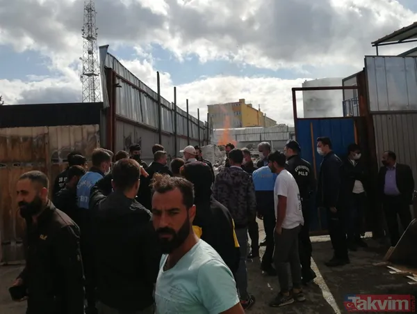 SON DAKİKA: Ümraniye'de ortalık karıştı! Ateşe verip polise taşlarla saldırdılar - 17