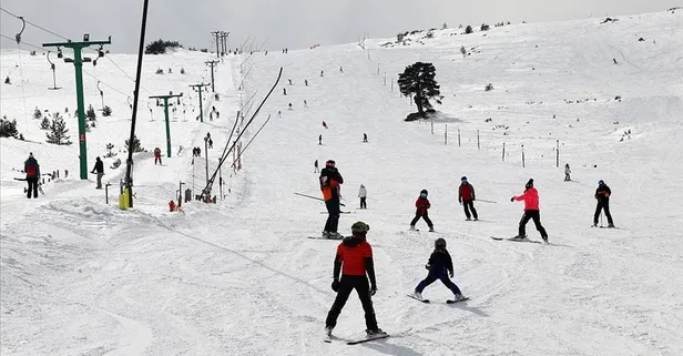 En kalını Kartalkaya! İşte kayak merkezi kar kalınlığı...