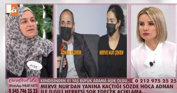 Esra Erol'un bugünkü yayınında herkes şoke oldu! Merve Nur Çekem 'Adnan Hoca'nın gerçek yüzünü açıkladı...-3