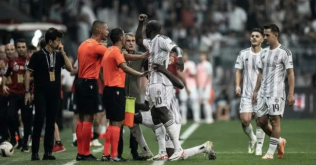 Beşiktaş Dinamo Kiev maçında Aboubakar’dan Lucescu’ya tepki!