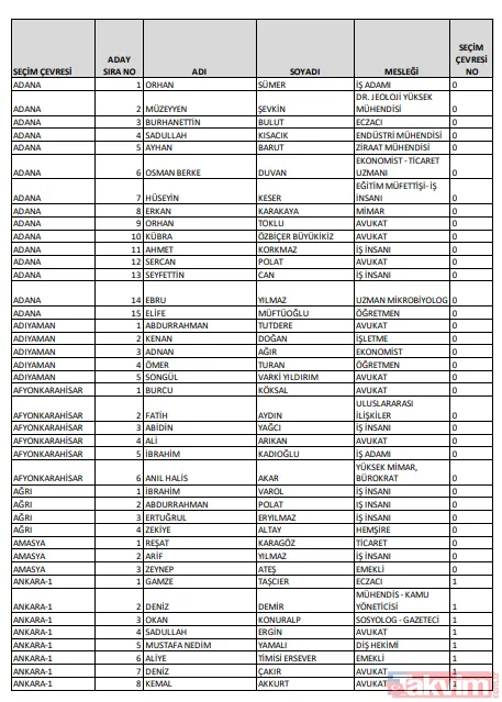 CHP'nin milletvekili listesinde yok yok! PKK sempatizanı, LGBT savunucusu, FETÖ'cü... İşte CHP'nin milletvekili listesi - 22