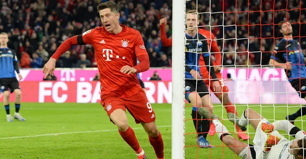 Bundesliga'da 23. haftanın futbolcusu Robert Lewandowski oldu! İşte Lewandowski'nin Paderborn ağlarını sarstığı goller