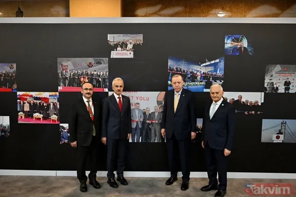 Başkan Erdoğan Karayolları Gayret ve Liderlik Sergisi'ni gezdi - 11