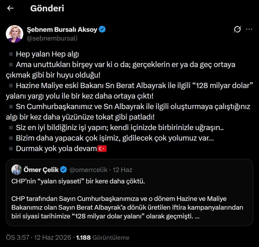 1781407191496.jpeg İlahi adalet şaşmaz! CHP ve "128 milyar dolar" müflisleri asrın yalanının altında kaldı: Berat Albayrak'a özür borçlular-4