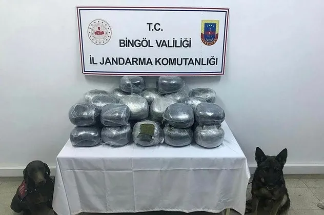 Son dakika: Bingöl'de 60 kilo esrar ele geçirildi