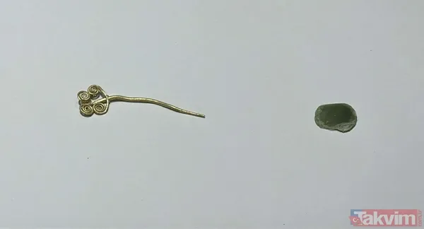 Troya kazılarında 4.500 yıllık keşif: Nadir görülen altın broş ve yeşim taşı ortaya çıktı - 7