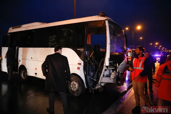 Eyvah eyvah! Yürekler ağza geldi! Cezaevi aracı viyadükte asılı kaldı - 21