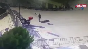 SON DAKİKA: Çağlayan Adliyesi saldırı anı videosu izle! Çatışma anı görüntüsü