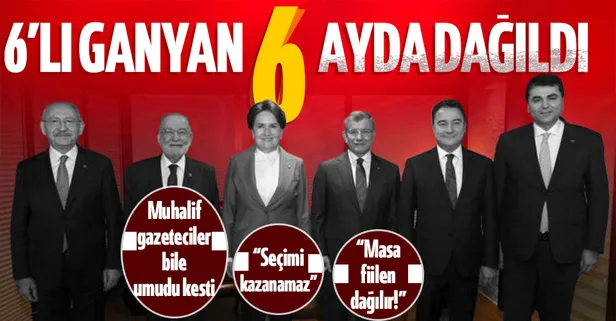 Masanın hükmü yok! Muhalif gazeteciler bile 6'lı masadan umudunu kesti! Nevşin Mengü ve Şaban Sevinç'ten flaş sözler