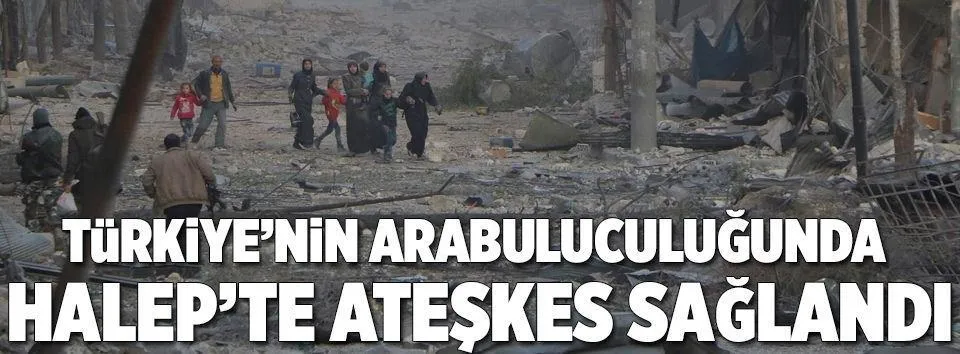 Dışişleri'nden Halep açıklaması-1