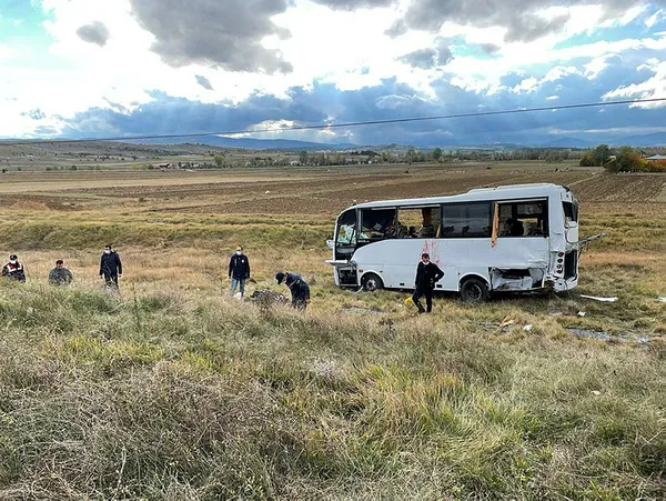 Son dakika: Kastamonu'da polis servisi devrildi! Yaralılar var!-4