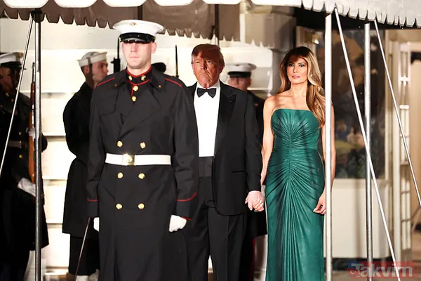 Melania Trump’tan Selman’a özel jest! 3 bin 350 dolarlık zümrüt elbisesi gündem oldu - 3