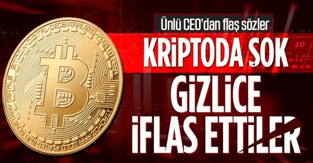 Ünlü CEO’dan flaş sözler: Kripto para borsaları gizlice iflas etti