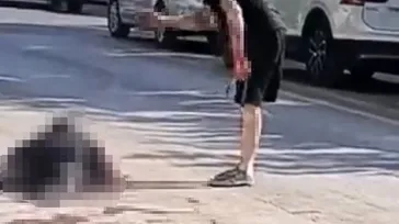 Konya’da alacak verecek cinayeti: Bıçakladığı husumetlisinin başında beklediği anlar kamerada