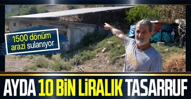 Ayda 10 bin TL tasarruf sağlıyor! Mersin Mezitli Bozon köyünde köylüler güneş panelleri kurdu