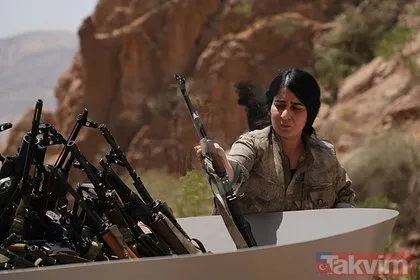 Terör örgütü PKK silahları yaktı... Bese Hozat kazan başında! Tarihi görüntüler...