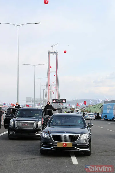 Zaferin nişanesi, Türkiye'nin tarihe damgası olan 1915 Çanakkale Köprüsü dualarla hizmete açıldı - 11