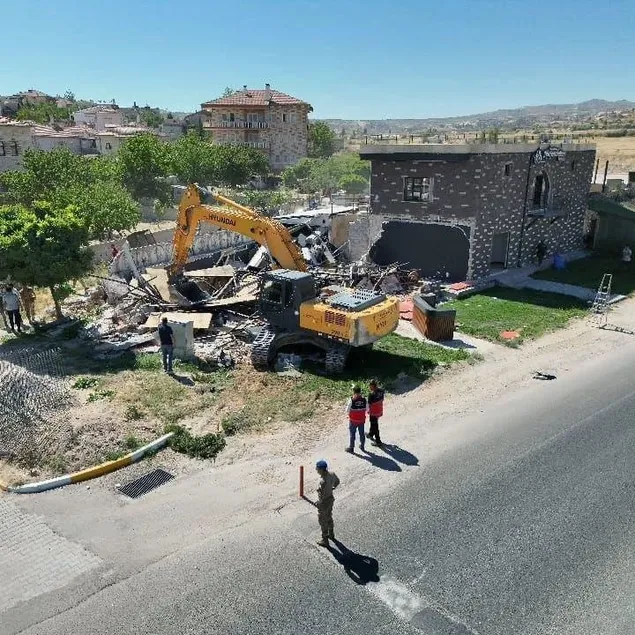 Kapadokya’da kaçak yapıya geçit yok