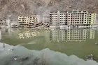 Yusufeli’nde baraj suları ilçeye ulaştı: Baraj suları terk edilen binalara girdi!
