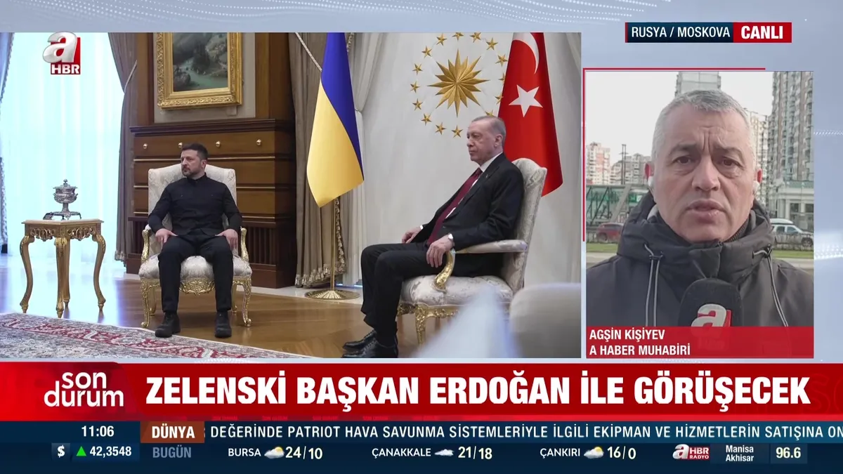 Zelenski Başkan Erdoğan'la neleri görüşecek