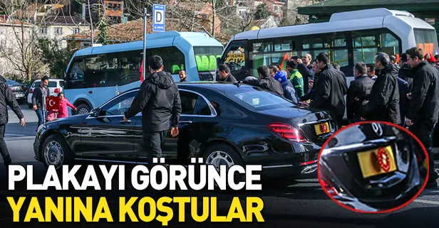 Başkan Erdoğan minibüsçülerle sohbet etti