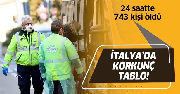 İtalya’da korkunç bilanço! Koronavirüsten ölenlerin sayısı 24 saatte 743 artarak 6 bin 820’ye yükseldi