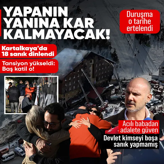 CANLI ANLATIM | Kartalkaya yangını için hesap günü! Kime ne kadar ceza isteniyor? Acılı anneden sanıklara tepki: Gün yüzü görmeyeceksiniz
