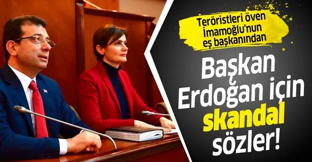 CHP'li Canan Kaftancıoğlu'ndan Başkan Erdoğan için küstah sözler