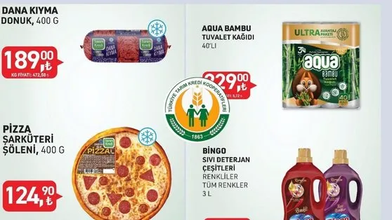 Tarım Kredi Market 1-6 Ekim 2025 aktüel kataloğu: 50’den fazla üründe altın fırsat: Ayçicek yağı, tavuk, süt...
