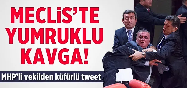 Milletvekilleri birbirlerine girdi