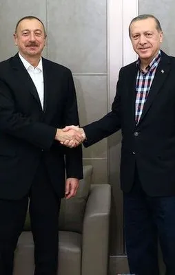 Cumhurbaşkanı Erdoğan ve İlham Aliyev görüştü
