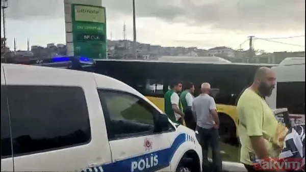 Avcılar'da facianın eşiğinden dönüldü: İETT otobüsü benzin istasyonuna daldı - 4