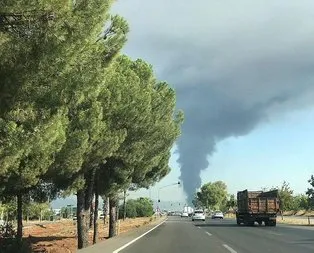 Antalya’da fabrika yangını