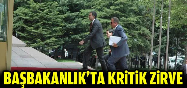 Başbakanlık’ta kritik zirve