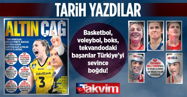 Basketbol, voleybol, boks, tekvandodaki başarılar Türkiye’yi sevince boğdu