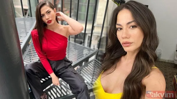 Demet Özdemir mavi minik bikinisiyle paylaştı ortalık cayır cayır yandı! Sevgiliden ayrı güneşin tadına varıyor 'fıstık ölmeyiz inşallah' - 1