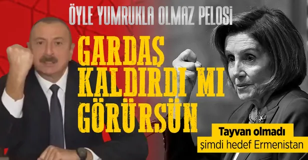 Tayvan'ı karıştıran Nancy Pelosi şimdi Ermenistan'da devrede! Türkiye ve Azerbaycan için küstah sözler