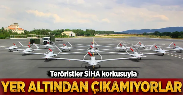 SİHA korkusuyla yeraltından çıkamıyorlar