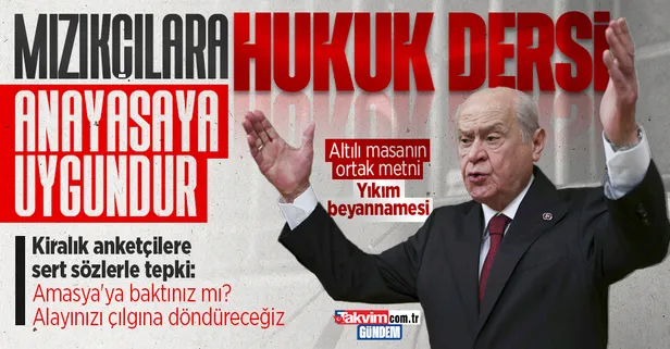 Son dakika: Başkan Erdoğan'ın yeniden adaylığı! Mızıkçılara Devlet Bahçeli'den hukuk dersi: Yasaya da, anayasaya da uygundur