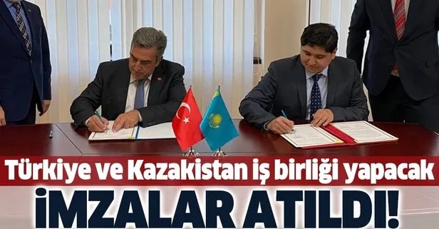 İmzalar atıldı! Türkiye ve Kazakistan iş birliği yapacak