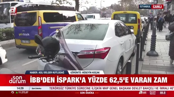 İSPARK’a yüzde 62,5 zam onaylandı