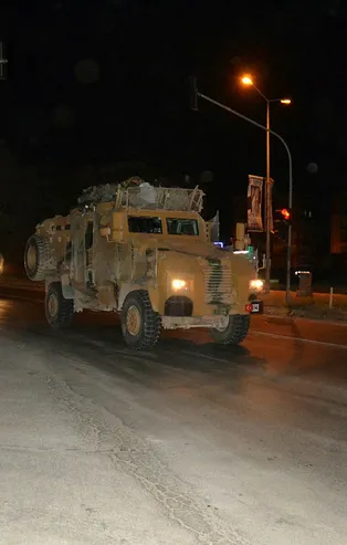 Suriye sınırına askeri sevkiyat