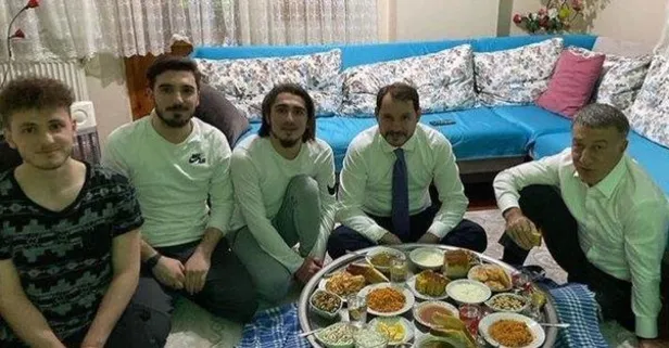 Hazine ve Maliye Bakanı Berat Albayrak'tan Abdülkadir Ömür'e ziyaret
