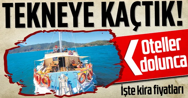 Bayram tatilinde oteller doldu, vatandaş denize açıldı: En çok tercih edilen yerler ise Göcek, Fethiye ve Bozburun