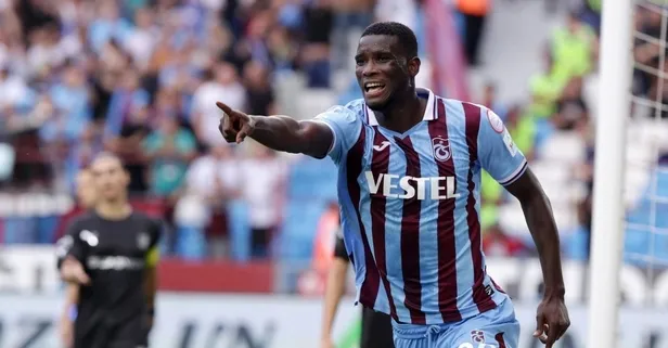 Trabzonspor'un yıldızı Paul Onuachu Beşiktaş'ı attığı golle tuş etti! Kartal bakışı..