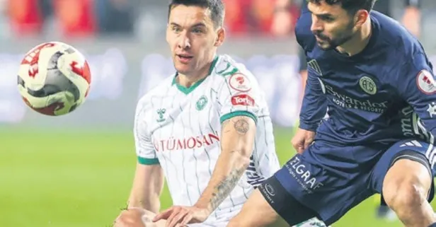 Konyaspor evinde Antalyaspor’u 1-0 ile geçti