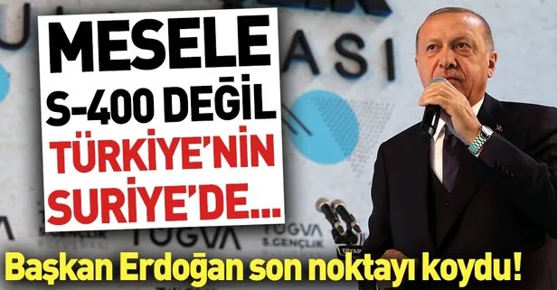 Başkan Erdoğan TÜGVA 5. Gençlik Buluşması’da konuştu