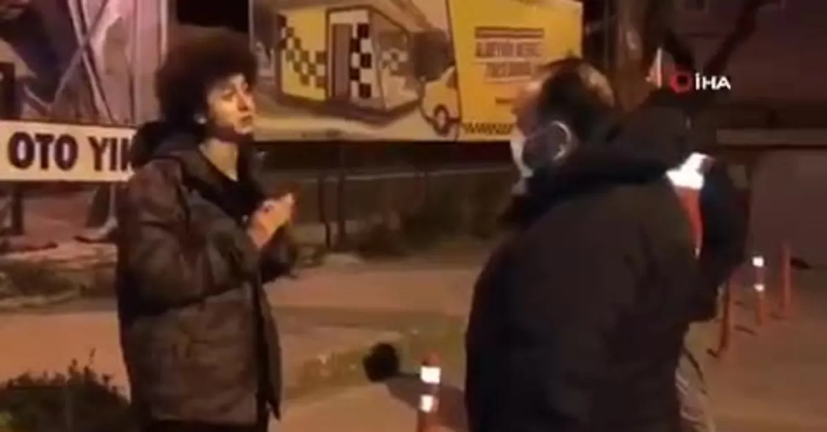 İstanbul Alibeyköy'de yasağa uymayan genç ekiplere yakalanınca: Allah bana ceza veriyor!